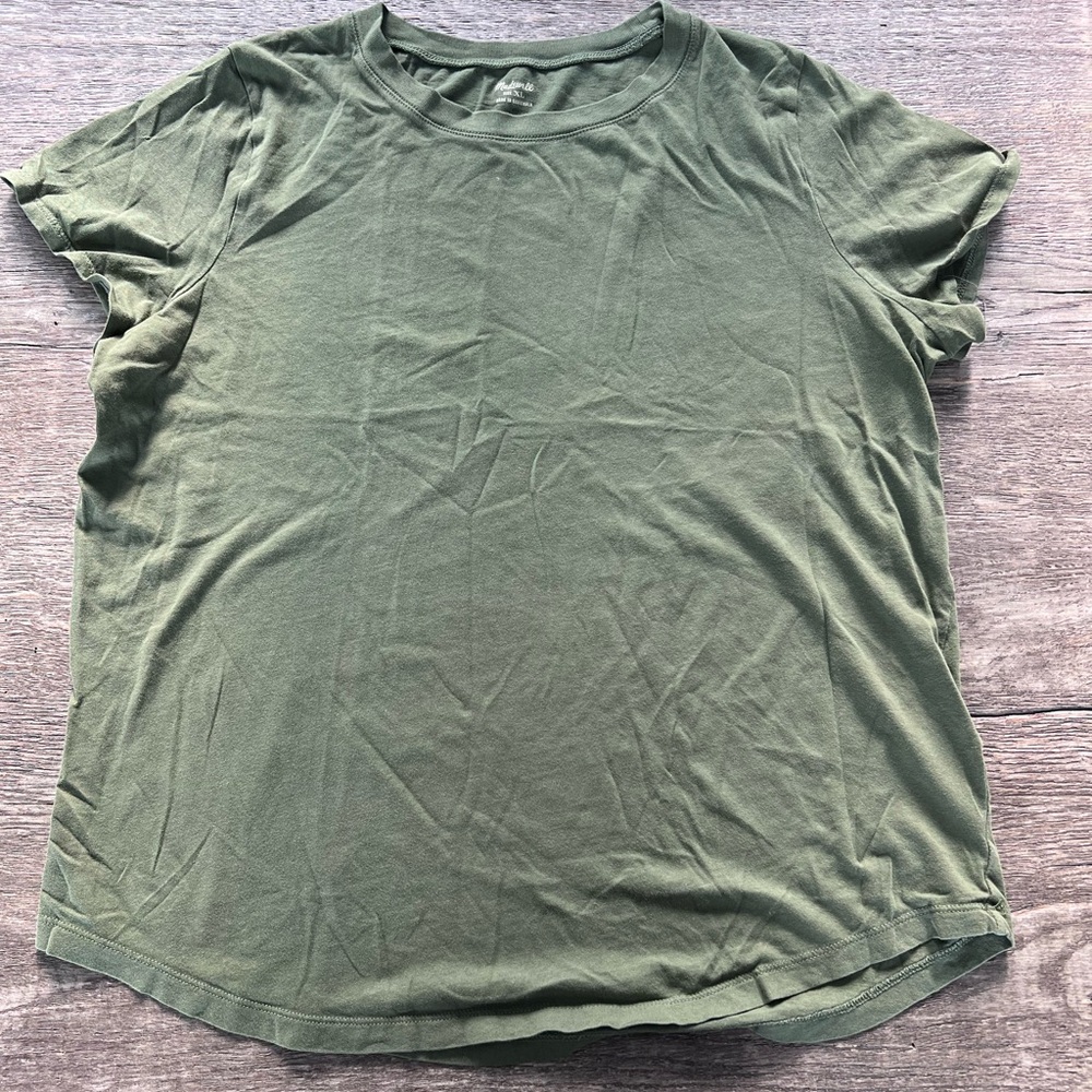 Madewell Olive Short Sleeve Tee
